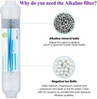 10 Inch Inline Alkaline Ph  Water Filter For Reverse Osmosis Ro System-1 4    Port