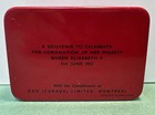 Oxo Tin 1953 Queen Elizabeth Ii Coronation  Canada Nice 