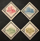 Travelstamps  1947 Nicaragua Stamps Scott  701-704 - Architecture - Mint Mnh Og