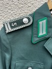 Vintage East German Ddr Green Military Mdl 1850 Tunic Jacket Nos-38  Chest