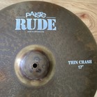 Paiste 17  Rude Thin Crash Cymbal- 1285g  approx    Excellent Condition