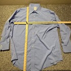 Brooks Brothers Makers Dress Shirt Mens 2xl Blue Cotton Non-iron Pocket Custom