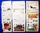 Job Lot Of 71 Collectors 1980s Gb Uk Royal Mail Phq Stamp Postcard Packs Mnh