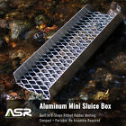Asr Outdoor 12  Inch Portable Mini Gold Panning Sluice Box With Rubber Matting