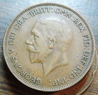1934 Great Britain Uk Large Penny George V