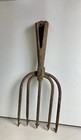 Antique 5 Prong Wrought Iron Eel frog fish Spear Gig 10x4 Inch