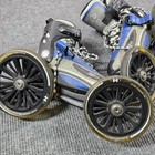 Landroller Mojo Inline Skates Mens 6 Womens 7 Blue 150mm Wheels Rollerblades