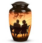 Large Couple Sunset Urns For Human Ashes Burial Urn For Ashes 10 Inch