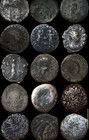 Lot Of 15 Ancient Greek And Roman Bronze And Silver Coins 300 Bc - 500 Ad