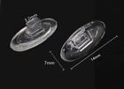 Push In Glasses Nose Pads 5 Pairs Eyeglasses Replacement Nose Piece oval Soft