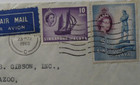 Worldwild   Singapore Malaya 1960 Air Mail Qe Ii  1 Stamp Cover Used To Mi Usa