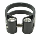 Omni Racer Worlds Lightest Carbon Titanium Seatpost Clamp  31 8-32mm Glossy 11g