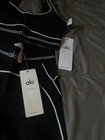 Alo Women s Black   White Athletic Bra   Leggings Set Size Xs 