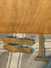 Antique Cast Iron Cobbler Stand And 2 Shoe Forms 9  And 10 