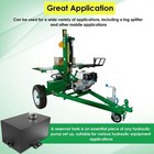 5 Gallon 14 Gauge Steel Hydraulic Fluid Reservoir Tank Heavy Duty Oil Tank