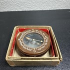 Vtg Ww2 Taylor Us Army Paratrooper Wrist Arm Bakelite Compass Liquid Filled