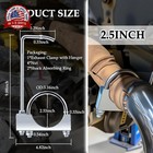 2 5 Inch Exhaust Clamps With Hanger rust-proof Muffler Clamps For Hanging And Fi