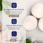 Handy Laundry Wool Dryer Balls Natural Fabric Softener Reusable 6pc