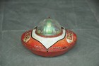 Vintage X- 15 Spaceship Round Mechanical System Litho Tin Toy   Japan