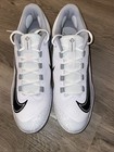 Nike Alpha Huarache Elite 4 Low White Baseball Cleats Fd6255-100 Size 11