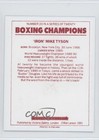 1991 Boxing Champions Heavyweights Red Back Iron Mike Tyson  20 0a4f