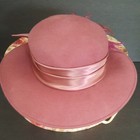 Vtg Ladies Hat feathers100  Wool Fine Millinery Collection By August Assessories