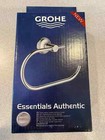 New Grohe Essentials Authentic Chrome Toilet Paper Holder 40657001