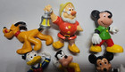9 Vintage Donald Duck Mickey Minnie Goofy  Figures Walt Disney Productions Pvc