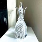 Mint Condition Steuben Glass Pineapple With Laticino Signed Steuben 8147 No Box