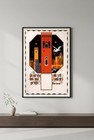 Vintage Italian Art Deco Poster - 24x36    - 1920s Architectural Design        