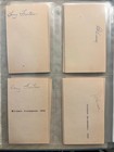 Pacific Coast League Pcl Signed Index Card Lot Of 16 All Stars Hofers 1949-1951