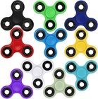 Tri-spinner Fidget Toy Edc Hand Spinner Anti Stress Relief Toys Reducer Black