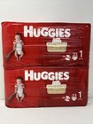 Huggies Little Snugglers Baby Diapers Size 1-33 Ct Up To 14 Lb Lot Of 2-66 Count