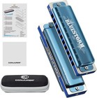 Conjurer 10hole Blues Diatonic Harmonica Key C Blues Harp Diatonic Mouth Organ