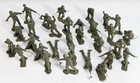 Lot Of 31 Vintage Marx Battleground U s  Plastic Toy Army Men Soldiers