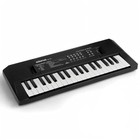 37 Keys Kids Piano With Microphone  Music Keyboard  Black