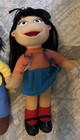 Vtg Puzzle Place Plush Dolls Fisher-price Lot Of 4 Kiki  Ben  Skye And Julie