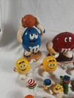 M m Dispensers  Toys  Candy Tube Toppers  salt And Pepper Shaker Lot Of 31