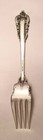 Grande Baroque By Wallace Sterling Cold Meat Fork- 8 1 8 