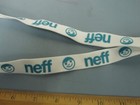 Neff Snowboard Ski Bmx Skateboard Surf Heavy Webbed Nylon Lanyard Keychain New