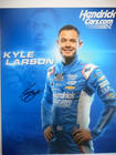 Kyle Larson Autographed 2024  5 Hendrickscars com Chevy Nascar 8x10 Hero Card