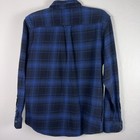 Orvis Mens Heavy Cotton Flannel Plaid Button-up Shacket Jacket Size Medium
