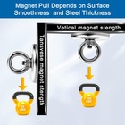 100 Lbs Strong Magnetic Hooks  10 Pack Magnet Hooks Rare Earth Neodymium Fishing