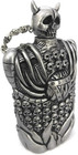 The Little Nicky Bottle Flask Props Replica Skull Resin Silver