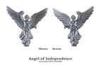 2025 Korea Angel Of Independence Antiqued Stacker 1 Oz Silver Medal In Capsule