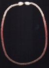 Hawaiian 100  Niihau Shell 24-5 8 Inch 2 Tie Poepoe Lei