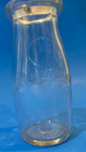 Lot Of 2 Clear Glass Milk Bottles one Half Pint And One Gill