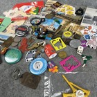 Junk Drawer Lot Of Misc Vintage Items Pins Coins Stickers Matches Power Rangers 