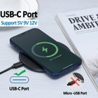 30w Induction Fast Wireless Charger Pad For Iphone 17 17e 16 15 14 13 12 Pro Max