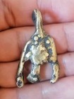 Very Old Rare Ancient Viking Celtic Bronze Amulet Pendant Artifact Authentic